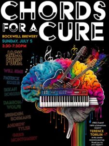Chords for a Cure, Rockwell Brewery on July 5th from 3:30 to 8p